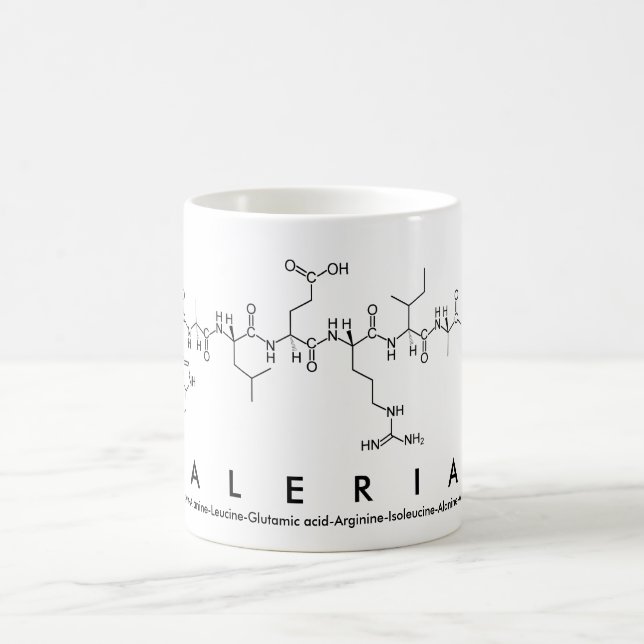 Mug de nom de peptide walerian (Centre)