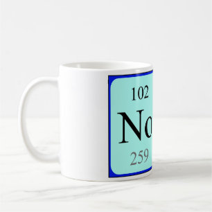Mug de nom de table périodique Nora