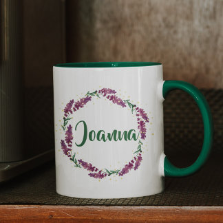 Mug de nom Lilac personnalisé | Cadeaux personnali