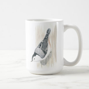 Mug de nuthatch à poitrine blanche