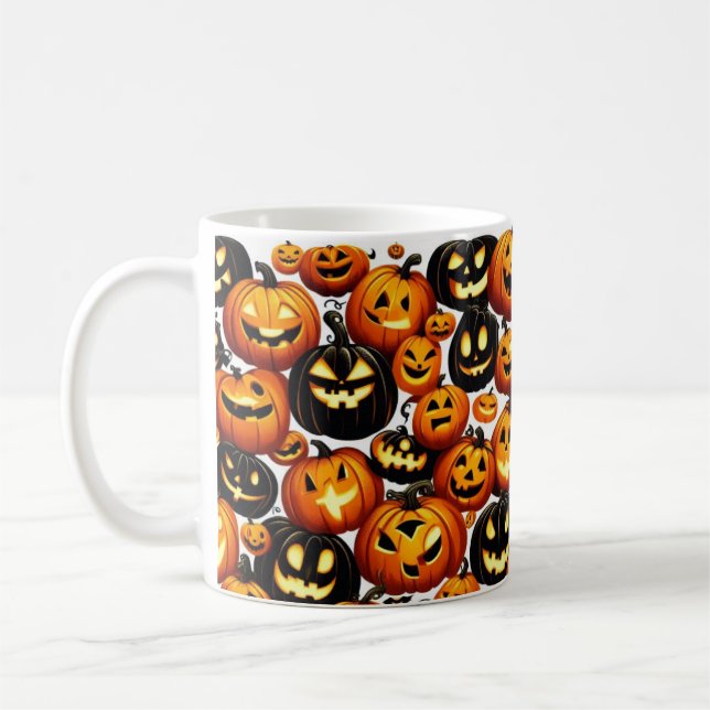 Mug de patchs citrouille (Gauche)