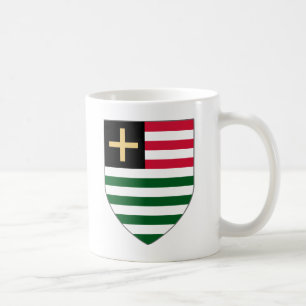 Mug de Pays de Galles - Croix et rayures