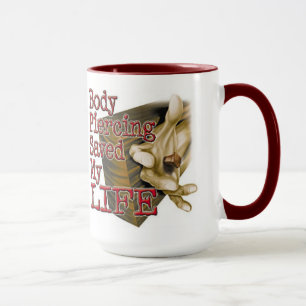 Mug de perçage corporel