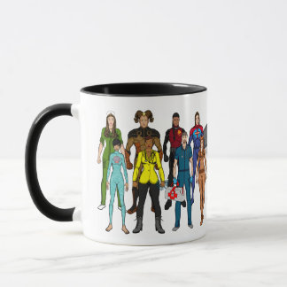 Mug de personnages "famille" de l'Académie Héros