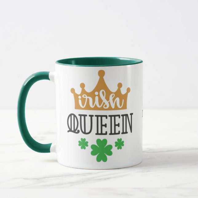 Mug de Personnaliser cadeau de la reine d'Irlande (Gauche)
