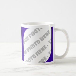Mug de photos sur les courbes d'Indigo - Créez vot