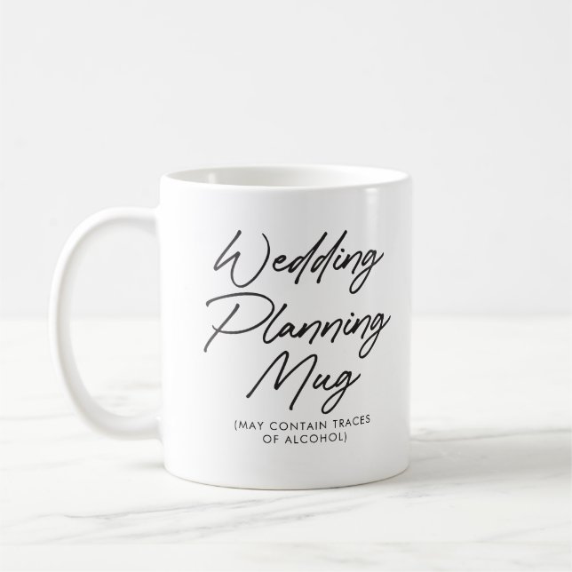 Mug de planification de mariage drôle Future Mme (Gauche)