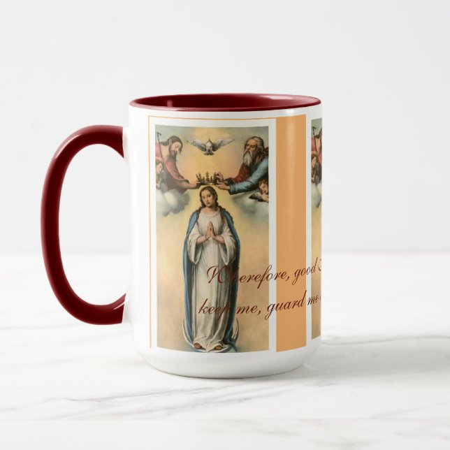 Mug de prière de la reine du ciel (Gauche)