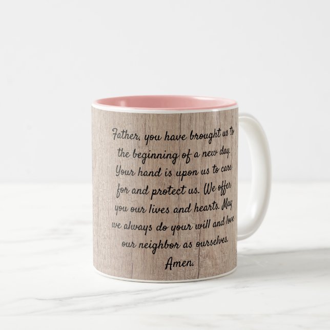 Mug de prière du matin (Devant droit)
