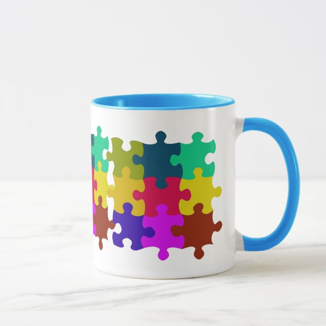 Mug de puzzle personnalisé (Droite)