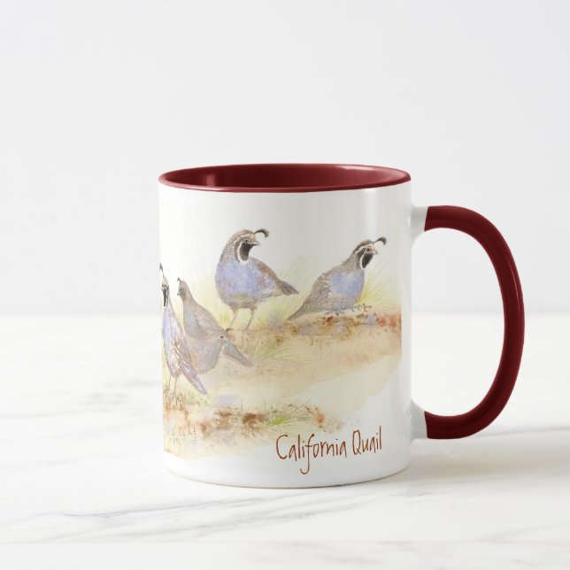 Mug de Quail en Californie (Droite)