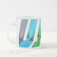 Mug de réfraction colorée arc-en-ciel