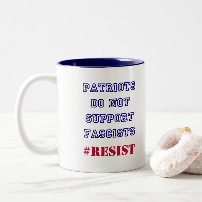 Mug de résistance anti-fasciste (Avec donut)