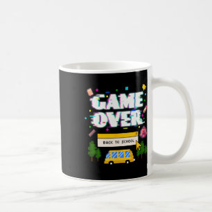 Mug De Retour À L'École Drôle Retro Gamer Étudiants