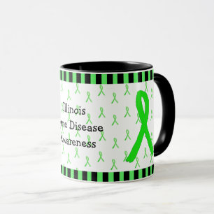 Mug de sensibilisation à la maladie de Lyme dans l