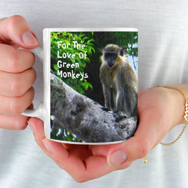 Mug de singes verts de la Barbade (Créateur téléchargé)