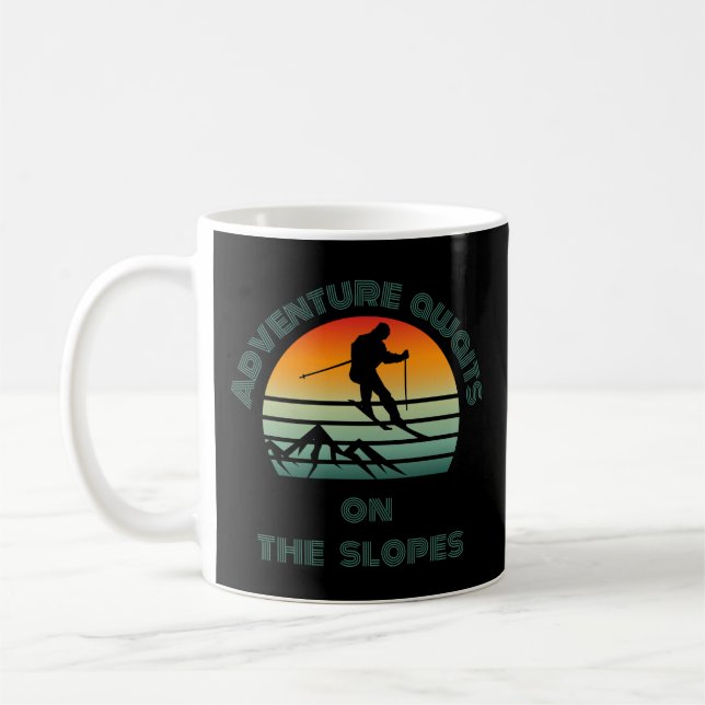 mug de ski incroyable (Gauche)