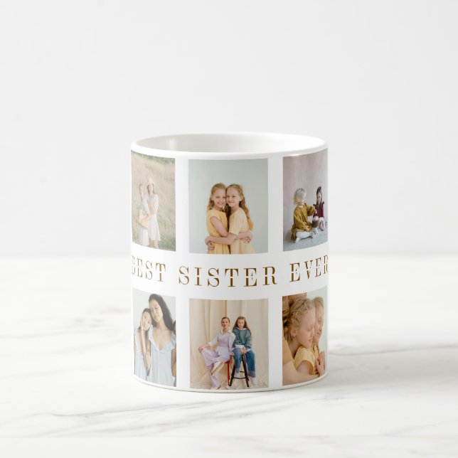 Mug de soeurs personnalisées | Photos personnalisé (Centre)