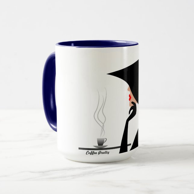 Mug de sophistication au café (Devant gauche)