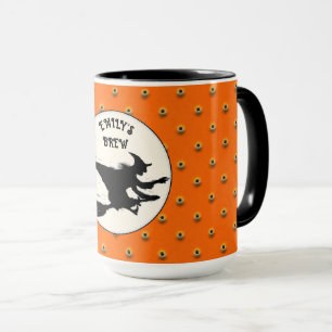 Mug de sorcière d'Halloween personnalisé
