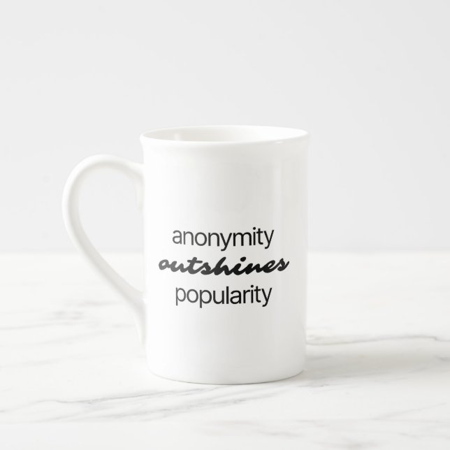 Mug de spécialité anonymat (Gauche)