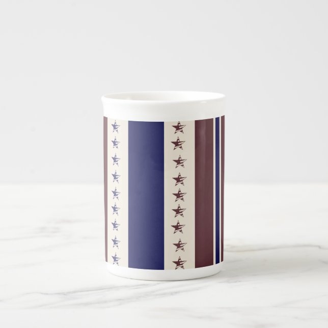 Mug de spécialités rouge blanc et bleu (Devant)