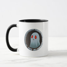 Mug de spectre de caféine rouge par ORION