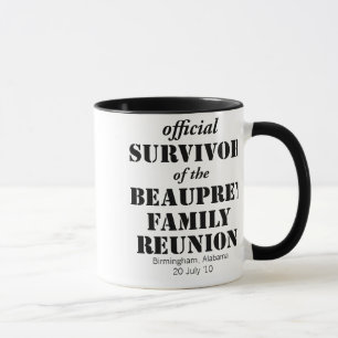 Mug de survivant de la Réunion familiale - partout