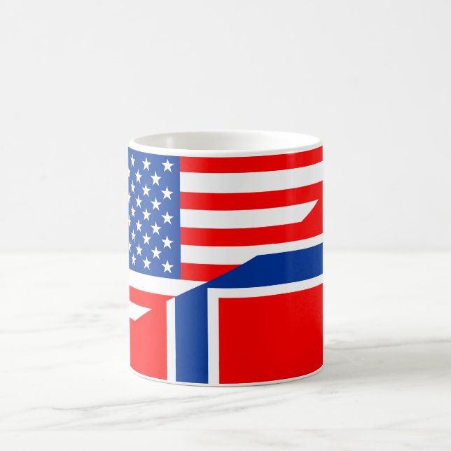 Mug de symbole de l'Amérique de drapeau de pays des (Centre)