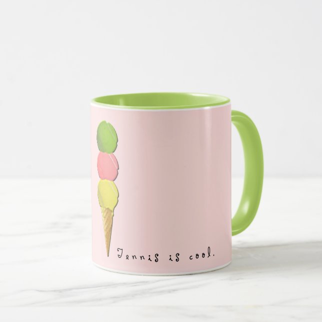 Mug de tennis cool (Devant droit)