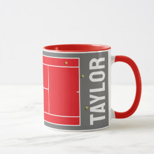 Mug de tennis créatif