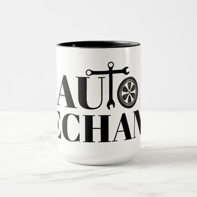Mug de texte mécanique automatique (Centre)