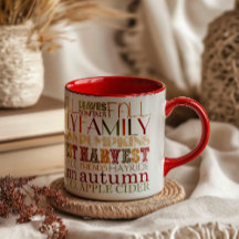Mug de Thanksgiving pour la famille et les amis