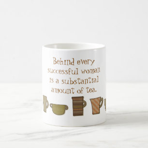 Mug de thé pour femmes réussies