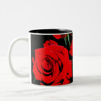 Mug de thé rose