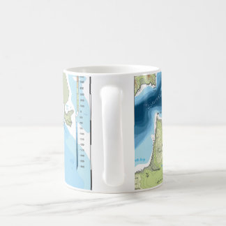 Mug de topographie de San Francisco - Nord