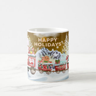 Mug de train de Noël, Mug de café de Noël