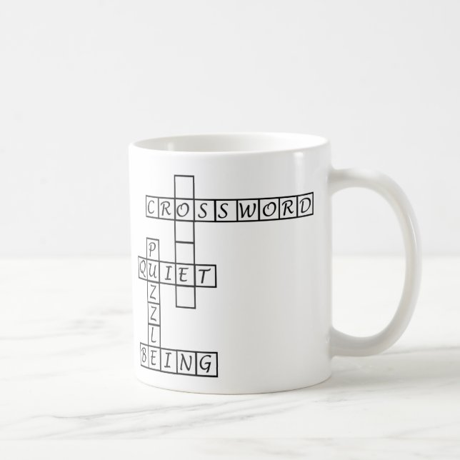Mug De tranquillité mots croisé svp - (Droite)