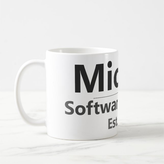 Mug de travail personnalisé – Nom et titre de fonc (Gauche)