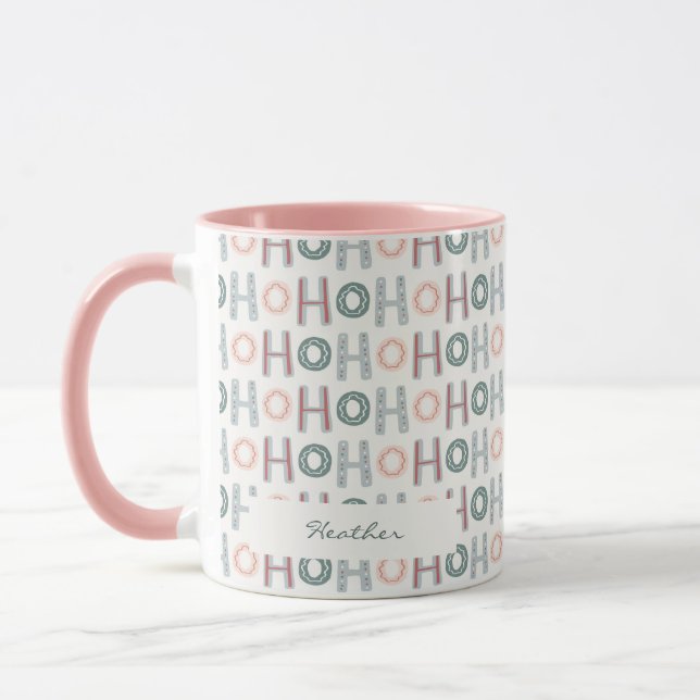 Mug de vacances rose mignon (Gauche)
