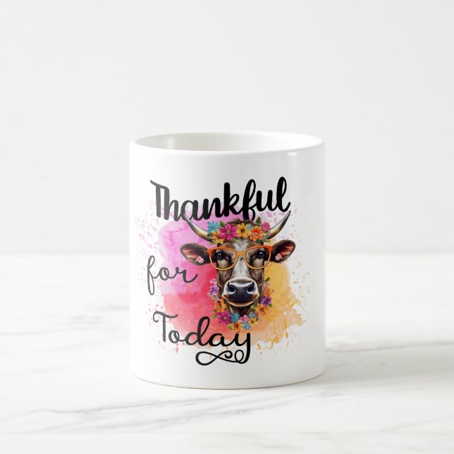 Mug de vache drôle, Heifer, Mug de vie agricole, M (Centre)