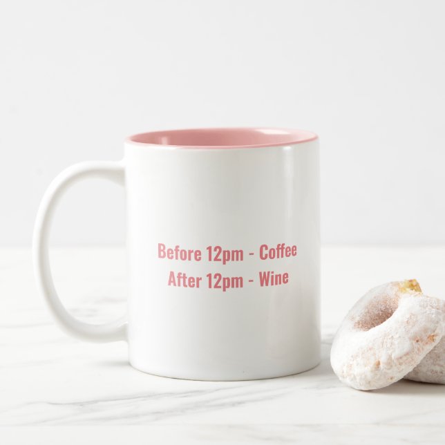 Mug de vin amusant (Avec donut)