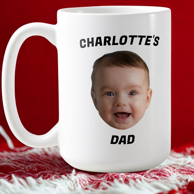Mug de visage de bébé personnalisé, Mug de nouveau (Créateur téléchargé)