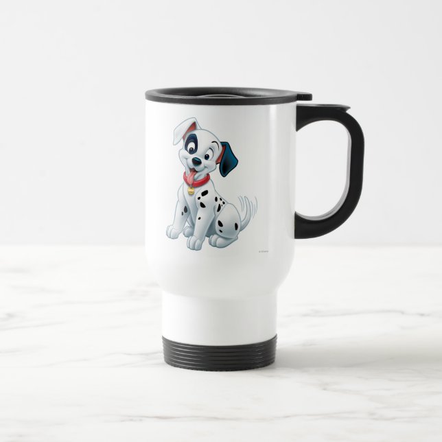 Mug De Voyage 101 Patches dalmates qui balancent sa queue (Droite)
