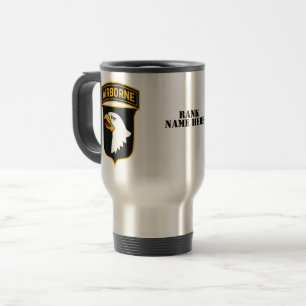 Mug De Voyage 101e division aéroportée - Militaire américain