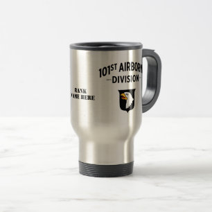 Mug De Voyage 101e division aéroportée - Personnalisable