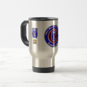 Mug De Voyage 10e Division de montagne "Montez vers la gloire"