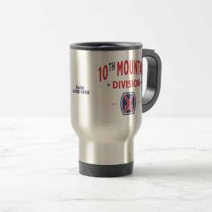 Mug De Voyage 10e Division des montagnes "Montagnard" Personnali
