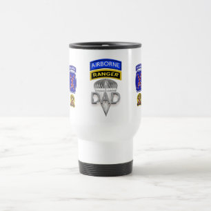Mug De Voyage 10e Ranger aéroporté papa