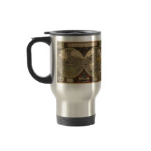 1595 cartes vintages du monde par Jodocus Hondius